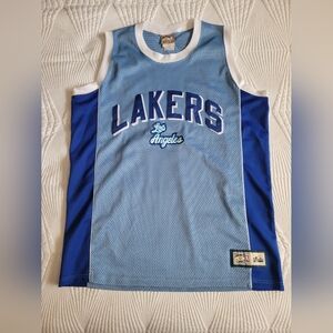 Majestic Hardwood Classics; Vintage Los Angeles Lakers Jersey